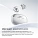 OpenDots 2 - Ecouteurs sans fil True Wireless à conduction aérienne Ear Ring, Argent