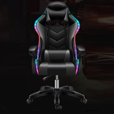 Fauteuil GAMER HP Bluetooth Gris/Noir