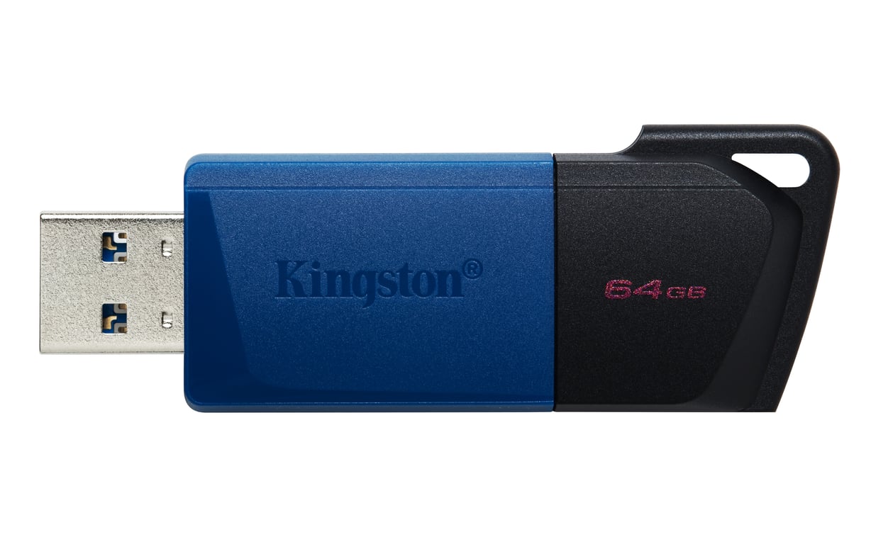 Kingston Technology DataTraveler 64GB USB3.2 Gen 1 Exodia M (Noir + Bleu) - Neuf