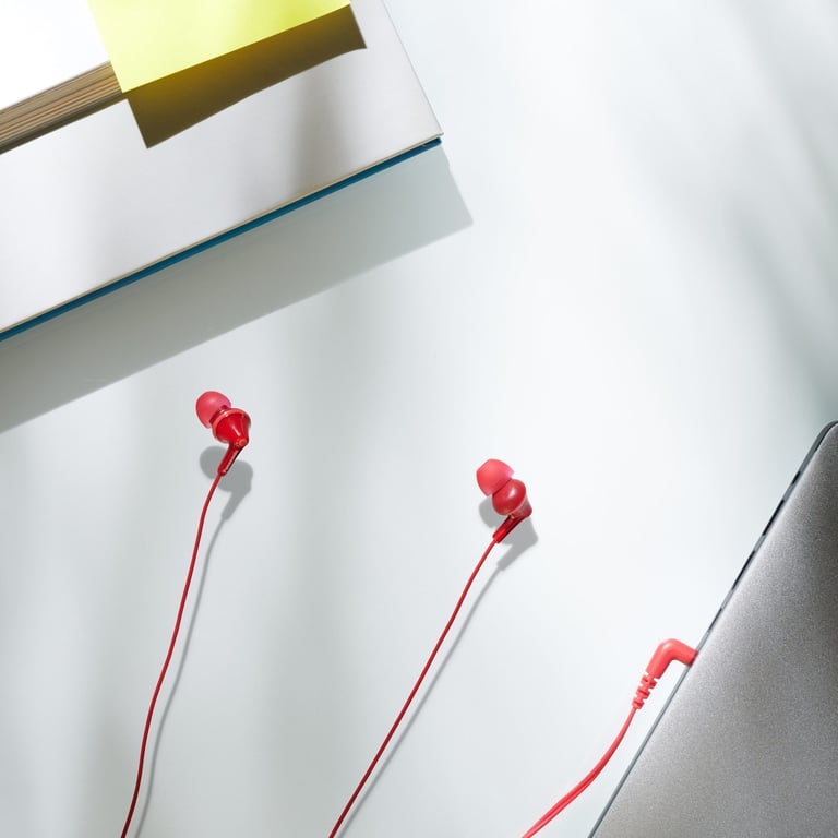 Écouteurs Intra-Auriculaires Panasonic RP-HJE125E-R – Filaire, Ergofit, Rouge - vue 7