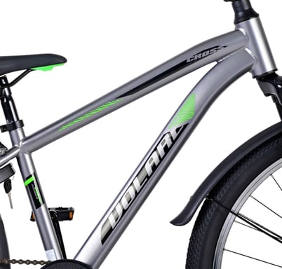 Volare 22542 city bike grigio 24