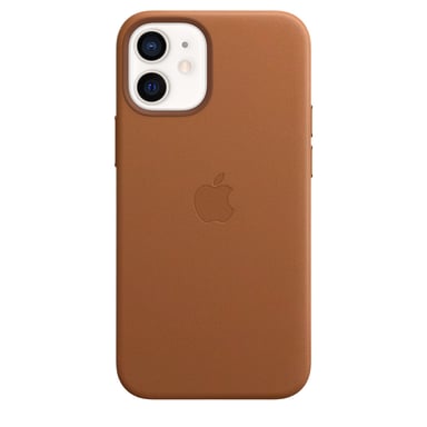 APPLE iPhone 12 mini Funda de piel con MagSafe - Saddle Brown