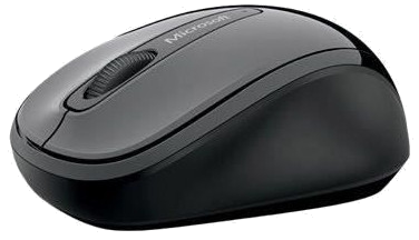 MICROSOFT Mobile Mouse 3500 - Souris optique - 3 boutons - Sans fil - Récepteur USB - Noir
