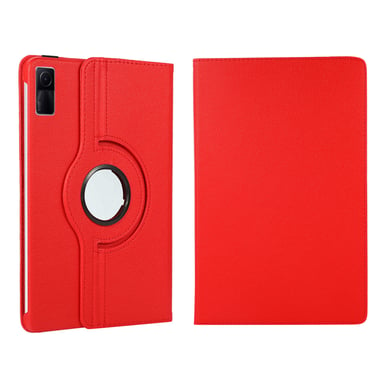 Etui pour Xiaomi Redmi Pad 2022 rotative 360 degrés pochette rouge - Housse coque de protection Redmi Pad 10,61 pouces - XEPTIO case cover