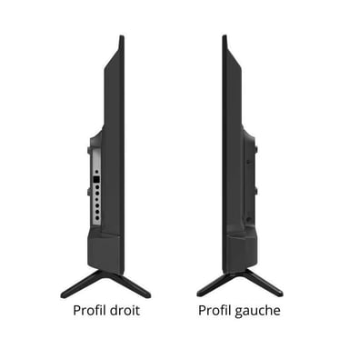 Téléviseur LED Continental Edison Smart Android TV HD 32'' (80cm) avec Wifi Bluetooth, 3xHDMI et 2xUSB