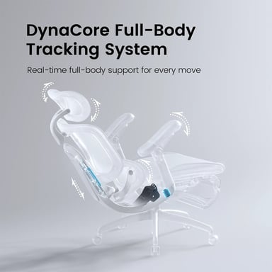 Doro C300 Pro V2 Sedia ergonomica – Supporto lombare auto-adattivo 2.0, Schienale SynchroFlex, Poggiatesta 3D ampio, Braccioli 8D, Inclinazione 135°, Profondità seduta regolabile, Poggiapiedi, 150 kg max,Bianco