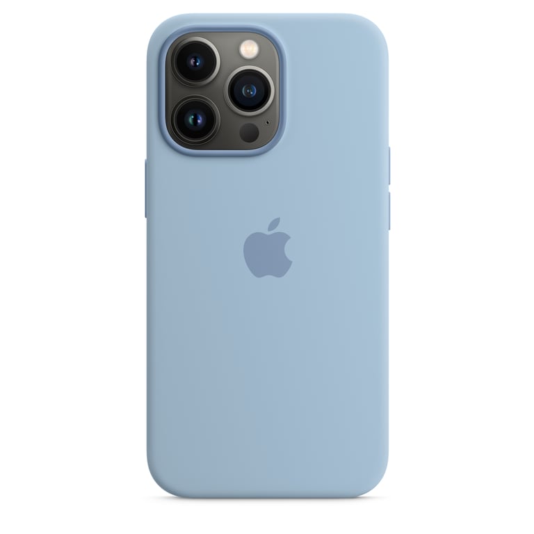 Apple Coque en silicone avec MagSafe pour iPhone 13 Pro - Bleu brume - Apple