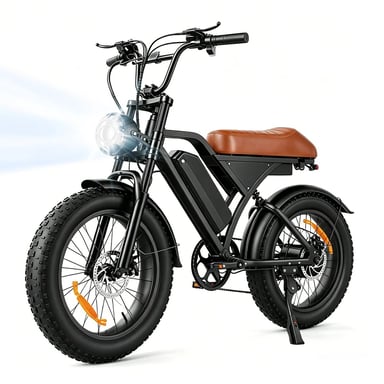 Bicicleta eléctrica iScooter EB5 Max con batería de 48 V y 15,6 Ah, doble suspensión y control por app
