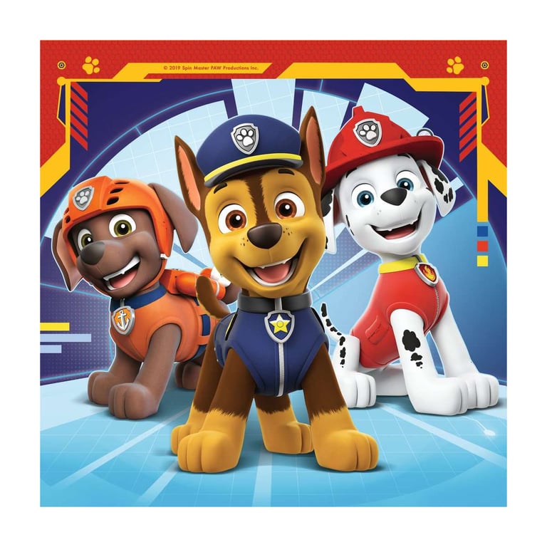 Puzzle 3 x 49 pièces Pat Patrouille : prêts à secourir Ravensburger France - vue 3