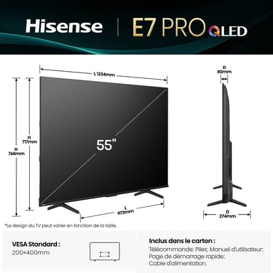 TV Hisense QLED 50E79Q PRO 126 cm 2025