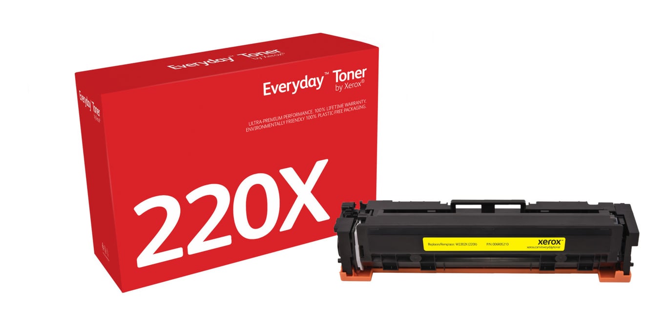 Cartouche toner Xerox Everyday HP Jaune haute capacité 5500 pages - vue 2