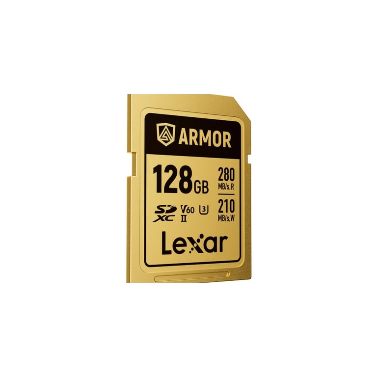 LEXAR SDXC PRO GOLD ARMOR 128 V - vue 3