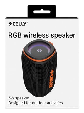 Celly AURA5WOR altavoz portátil o de fiesta Altavoz portátil estéreo Negro