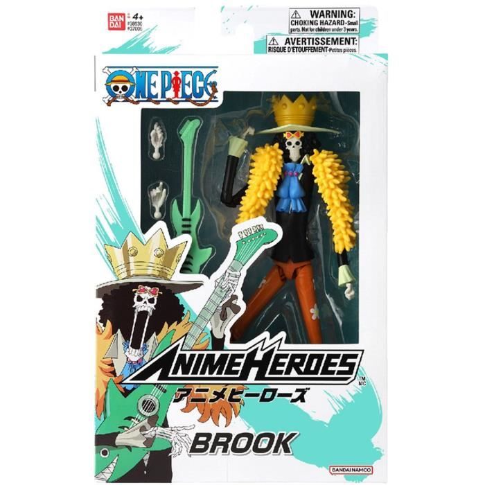 Bandai Anime Heroes One Piece Figurine Anime Heroes 17 cm Brook 37006 - vue 4