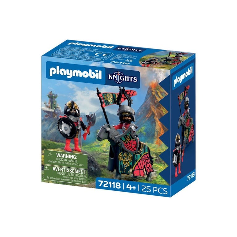 Playmobil Knights 72118 Chef des Chevaliers du Dragon - vue 5