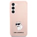 Custodia in silicone Karl Lagerfeld Choupette per Samsung Galaxy S23, rosa