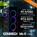 MK2 Pro - PC Gamer - AMD Ryzen 7 5700X - Nvidia Geforce RTX 5070 - Rapide Bureau PC Gaming - 32 GO RAM DDR4 - 1 TO SSD - Ordinateur avec WiFi + Windows 11 Pro