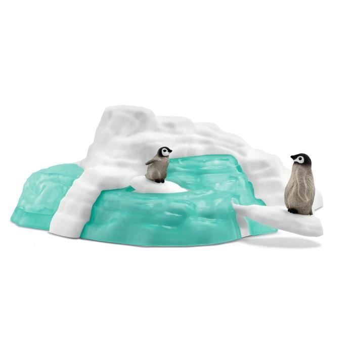 Figurines Famille pingouin sur la banquise Schleich 42661 Wild Life Pour enfant dès - vue 3