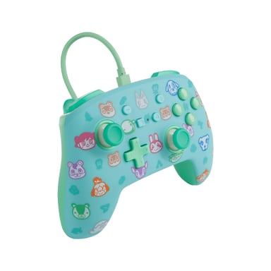 PowerA Enhanced Gamepad USB cablato blu, verde, turchese per Nintendo Switch