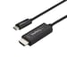 StarTech.com Cable de 3m USB C a HDMI - Cable Adaptador de Vídeo USB Tipo C a HDMI 2.0 4K de 60Hz - Compatible con Thunderbolt 3 - Portátil a Monitor