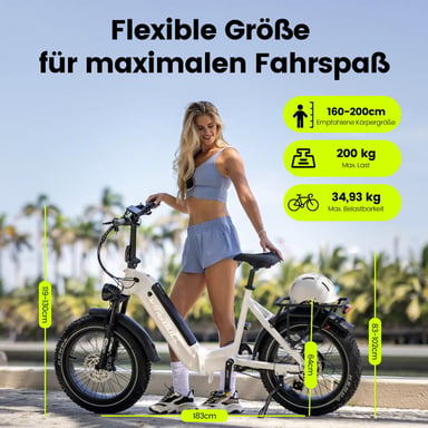 Vélo électrique KINGBULL VERVE, batterie amovible 48 V 20 Ah, Shimano 8 vitesses