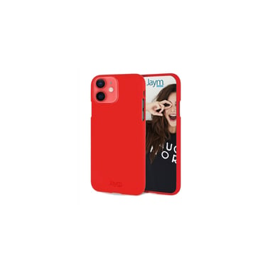 JAYM - Coque Silicone Soft Feeling Rouge pour Apple iPhone 13 Mini – Finition Silicone – Toucher Ultra Doux