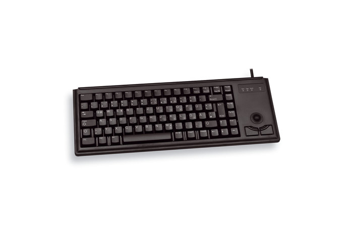 CHERRY G84 4400 TRACKBALL KEYBOARD Clavier filaire miniature trackball PS2 AZERTY FR Neuf - vue 3