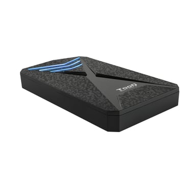 TooQ TQE-2550BL Boîtier de disques de stockage Boîtier disque dur/SSD Noir 2.5''