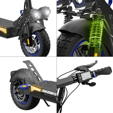 Urbanglide E-CROSS PRO BLUE Noir, Bleu 25 km/h 12,5 Ah