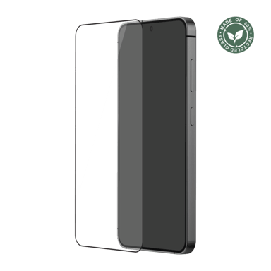 Protection d'écran en verre trempé (60% verre trempé recyclé) pour Samsung Galaxy S25+ 5G, Noir