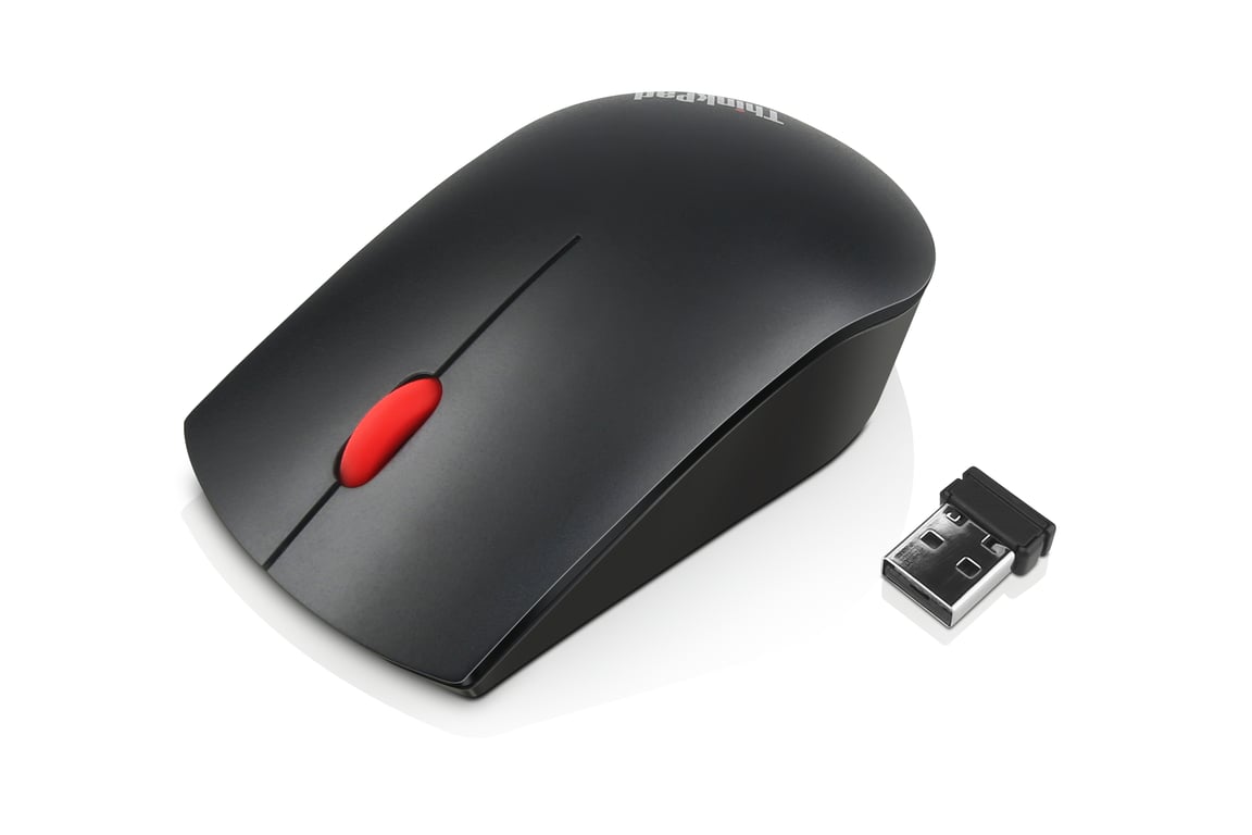 Lenovo 4X30M56887 souris Bureau Ambidextre RF sans fil Optique 1200 DPI - Neuf