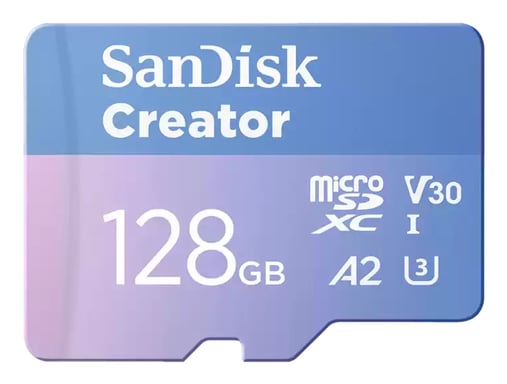 Sandisk Creator microSDXC 128 Go + Adaptateur SD