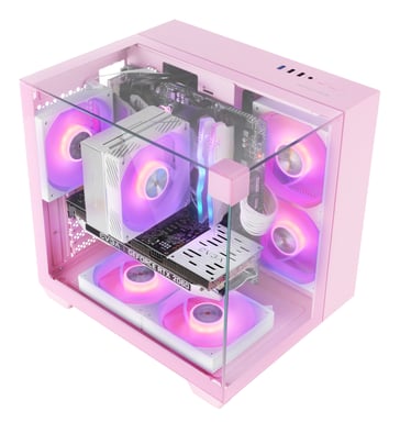 Mars Gaming MC-VISIONMP Mini Tower Rosa