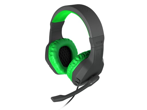Genesis Argon 200 Casque Avec fil Arceau Gaming Noir, Vert - Neuf Noir - vue 3