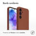 Accezz Coque Liquid Silicone pour Samsung Galaxy A55 - New Tea Brown