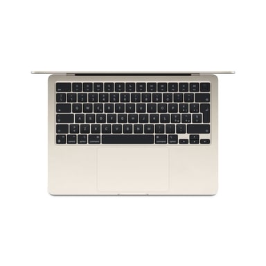MacBook Air M3 (13,6'') 16 GB 256 GB SSD Wi-Fi 6E (802.11ax) macOS Sequoia Beige - AZERTY: potenza e leggerezza per un'esperienza indimenticabile