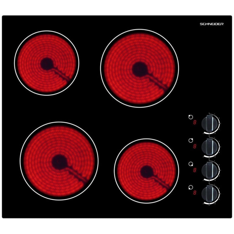 Schneider Table Vitrocéramique 4 Foyers - vue 4