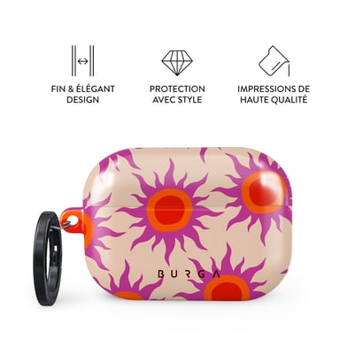 Burga Coque rigide pour  Apple AirPods Pro 2 - Sunset Glow