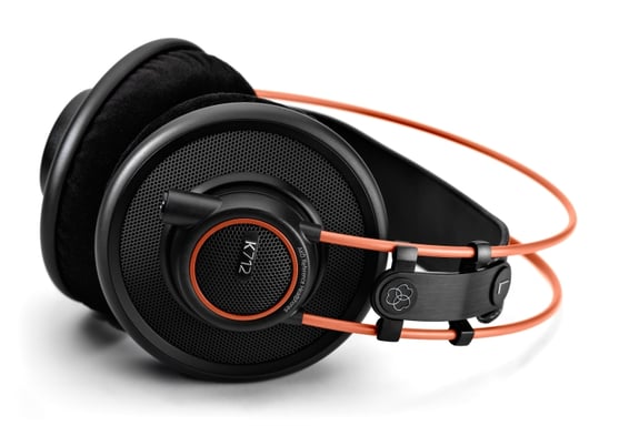 AKG K712 PRO Écouteurs Avec fil Arceau Musique Noir, Orange