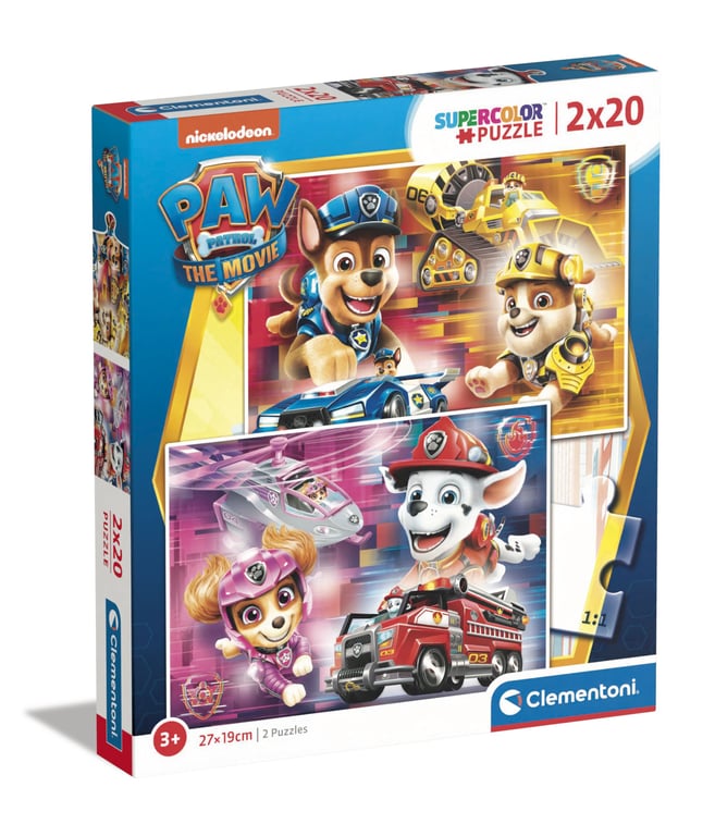 Clementoni Puzzle Paw Patrol 2x20 Pièces - vue 2