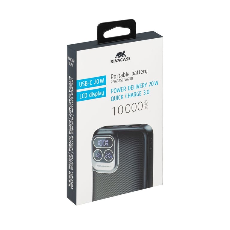 Rivacase VA2511 banque d'alimentation électrique 10000 mAh - vue 3