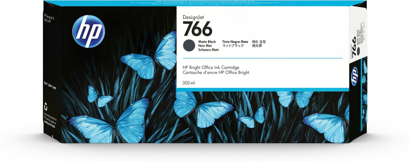 HP Cartouche d'encre DesignJet 766 de 300 ml