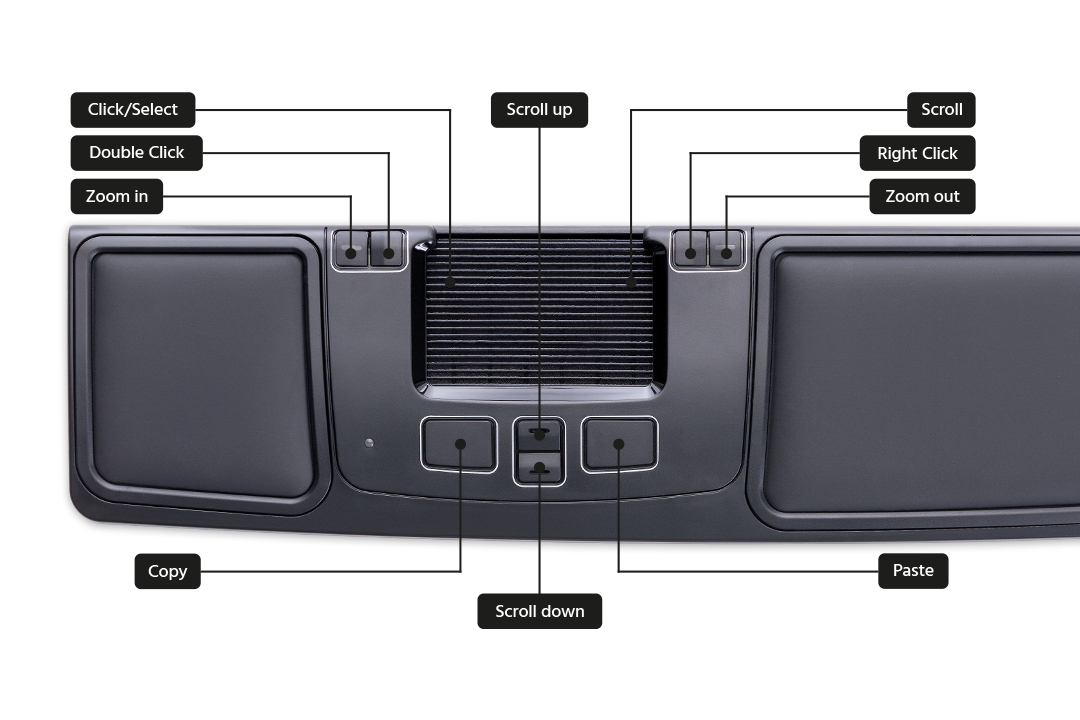 Souris Mousetrapper Prime – Bluetooth + USB Type-A 2000 DPI 8 Boutons - vue 3