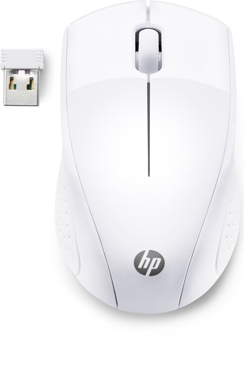 HP Souris sans fil 220 (Blanc neige) - Neuf