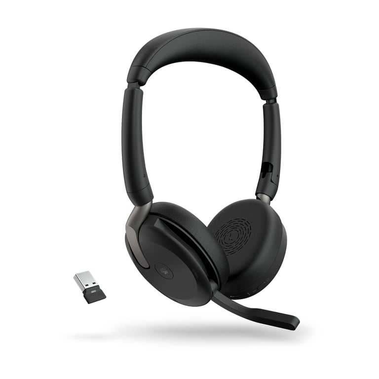 Jabra Evolve2 65 Flex Casque Sans fil Arceau Bureau/Centre d'appels USB Type-A Bluetooth - Neuf