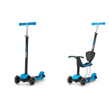 Porteur Trottinette 3 en 1 LITTLE STAR en Bleu pour Enfants