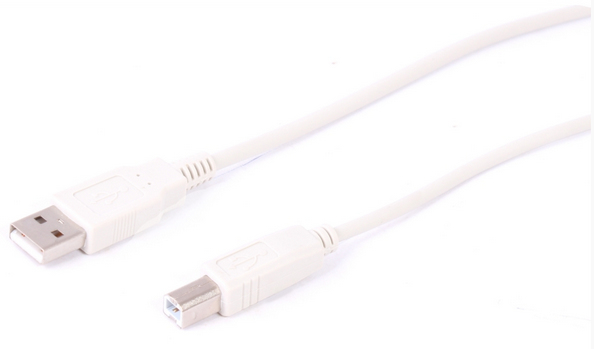 Uniformatic 1.8m USB 2.0 A-B câble USB 1,8 m USB A USB B Blanc