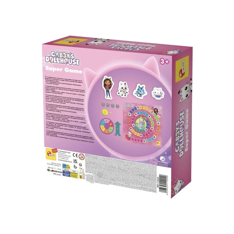 Jeu de loie Jeu de société LISCIANIGIOCHI Gabby et la maison magique Dès - vue 4