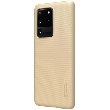 Coque pour Galaxy S20 Ultra Série Super Frosted Shield Compatible Chargement Qi Dorée