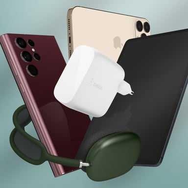 Belkin WCB002VFWH Caricatore per dispositivi mobili Smartphone, Tablet Bianco Settore Interno